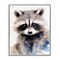 Stupell Industries Woodland Nursery Raccoon Framed Giclee Wall Art Design by Franklyn Gregory